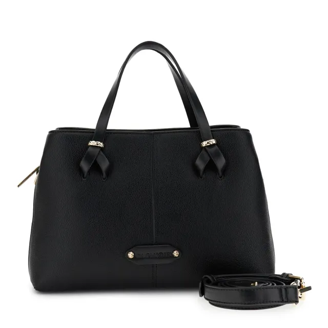 CafèNoir Tote Piccola Nera Effetto Pelle Martellata