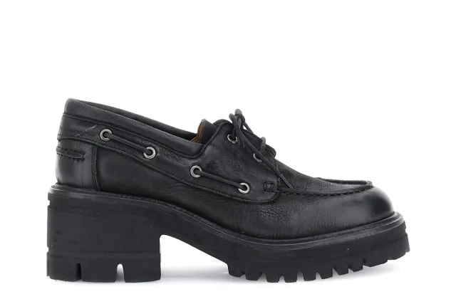 CafèNoir Mocassini Donna Nabuk Carrarmato Tacco 5,5 cm 39