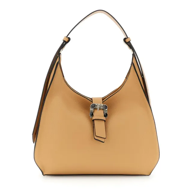 CafèNoir Costole Contrasto borsa a spalla biscotto glam