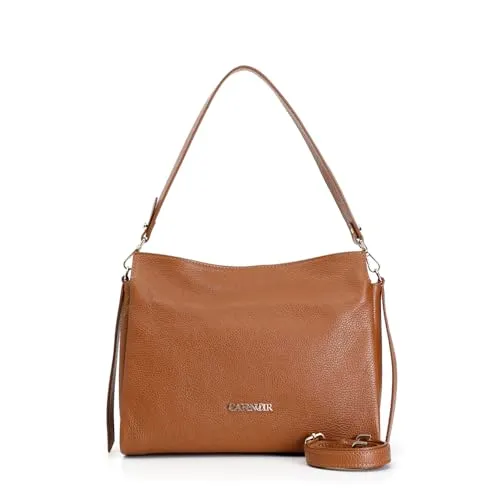 CafèNoir Sacca Media Pelle Cuoio Borsa Tracolla
