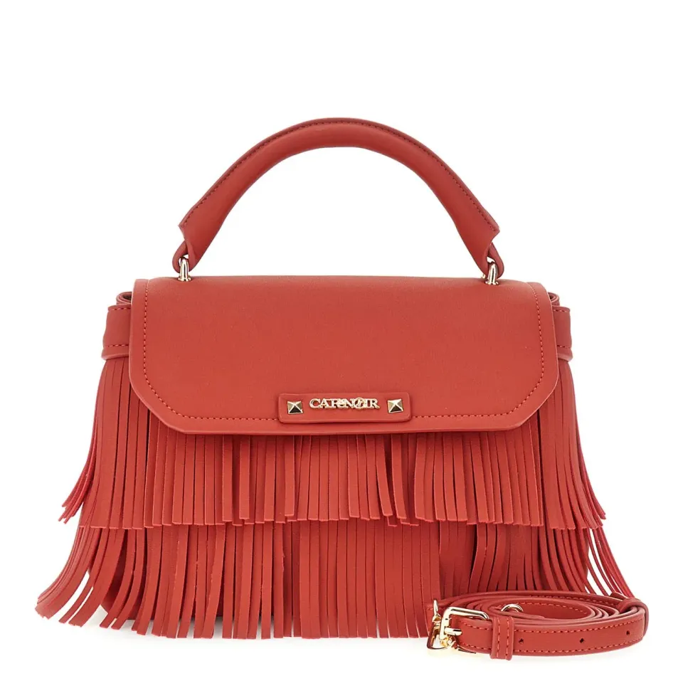 CafèNoir Borsa Mano Similpelle Frange Tracolla