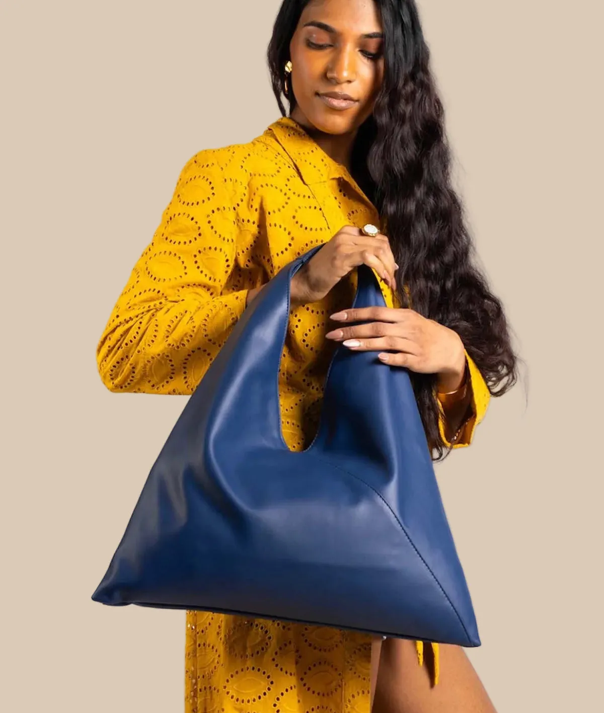 Figus Triangolo Borsa a Spalla in Pelle