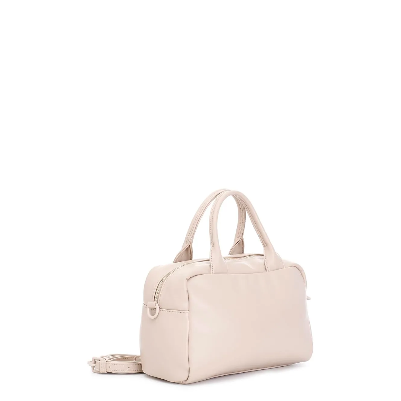 CafèNoir Bauletto Sabbia Effetto Puffy con Fiori