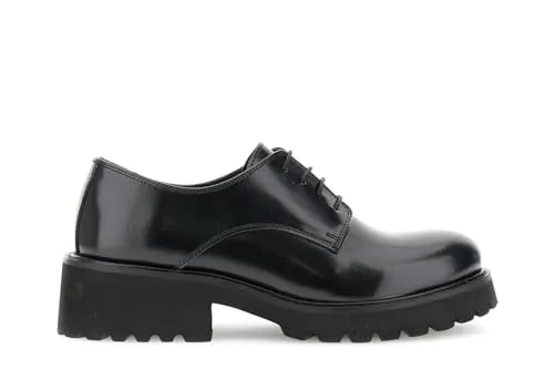 CafèNoir Derby Pelle Abrasivata Donna Suola Carrarmato 39