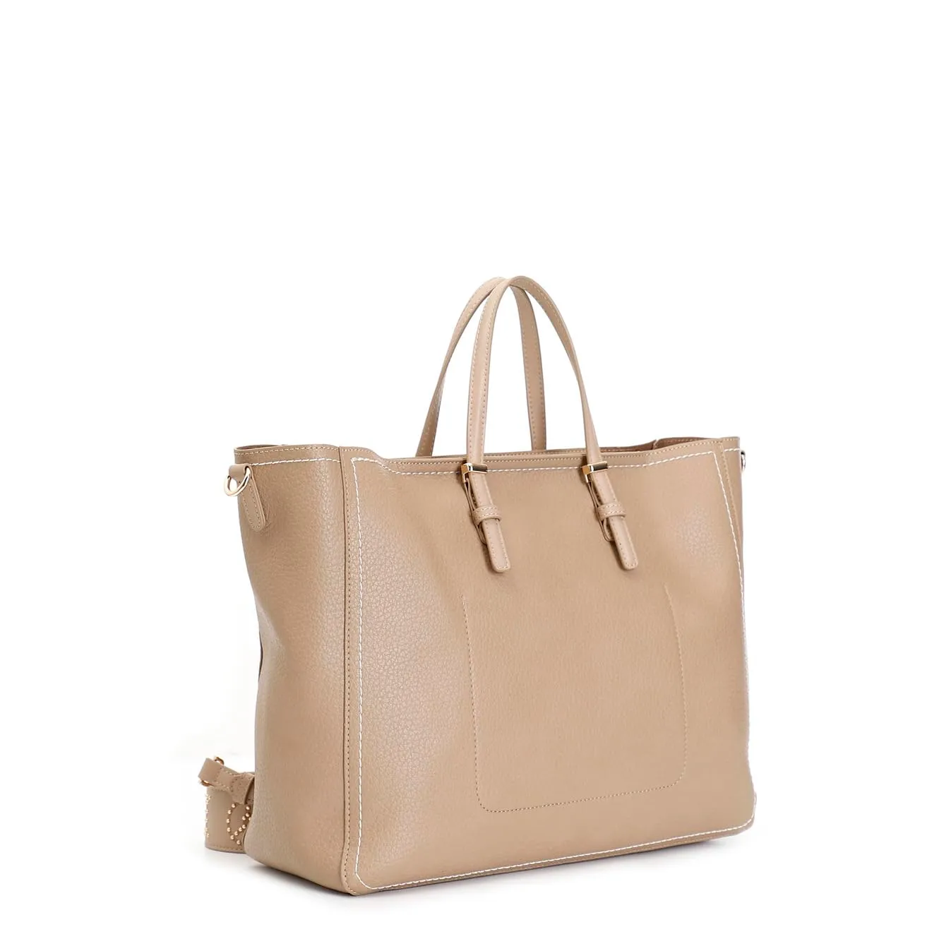 CafèNoir Shopping Sfoderata Charms Shopper Sabbia