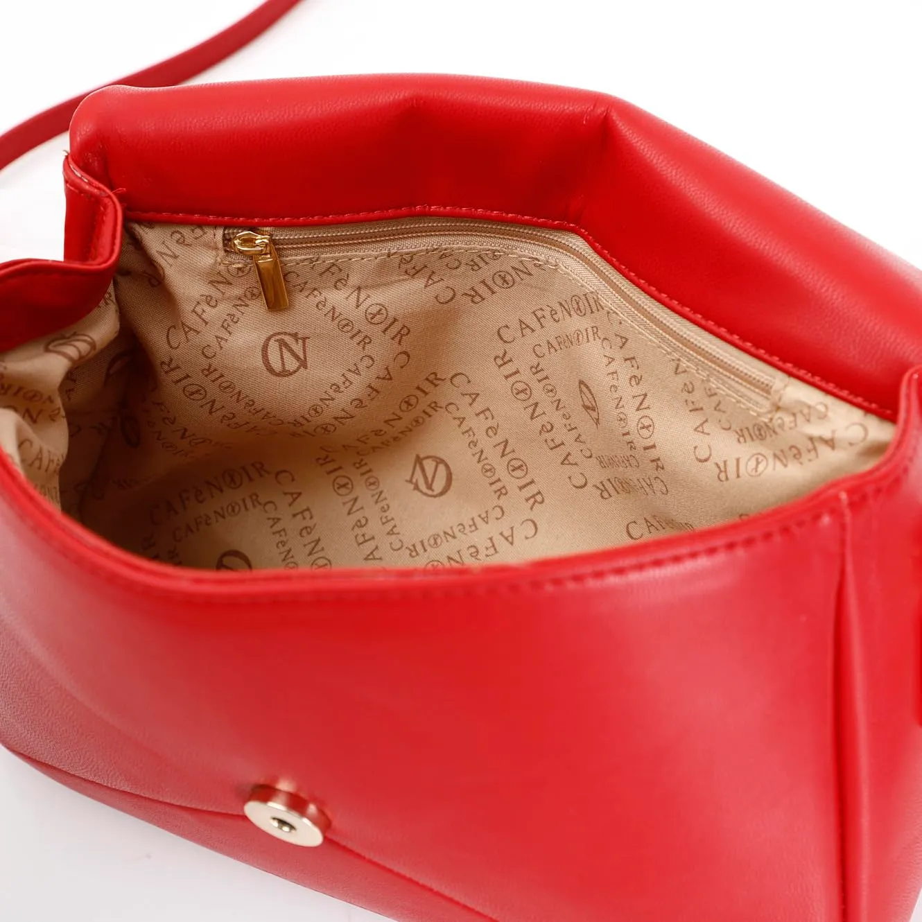 CafèNoir C3BA0503 borsa a spalla rossa trapuntata