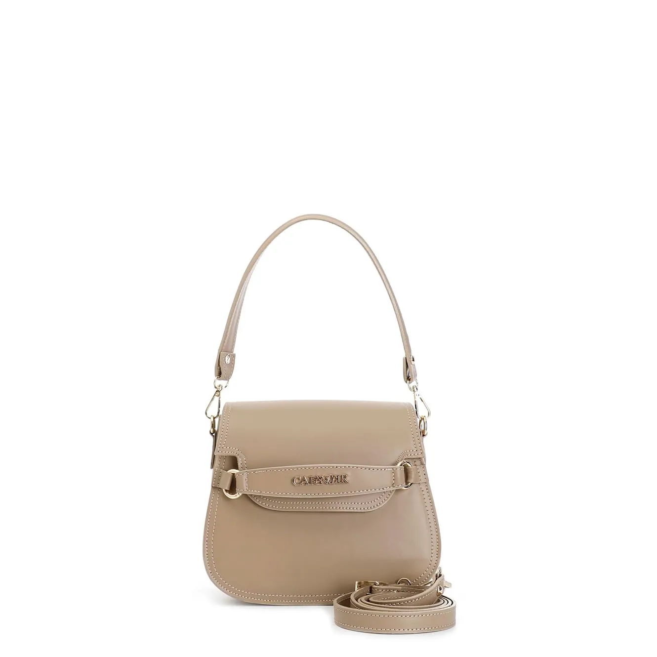 CafèNoir Pattina Pelle Tracolla Borsa Verde