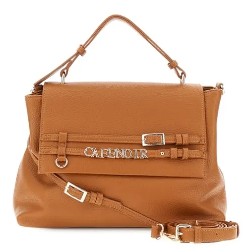 CafèNoir Grana Fibbiette borsa a mano cuoio lettering