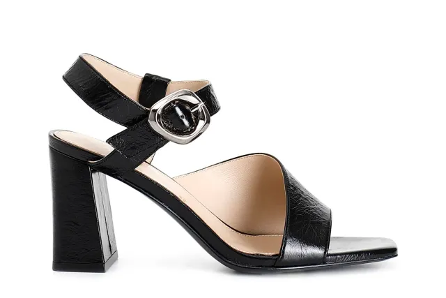 CafèNoir Gilda Sandali Donna Vernice Neri Tacco 8,5 cm 39
