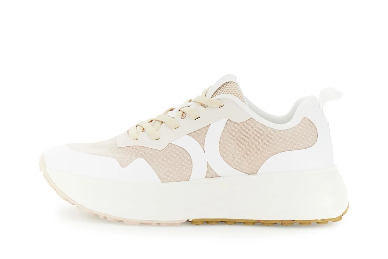 CafèNoir Sneakers Tessuto Donna Bianco Cipria