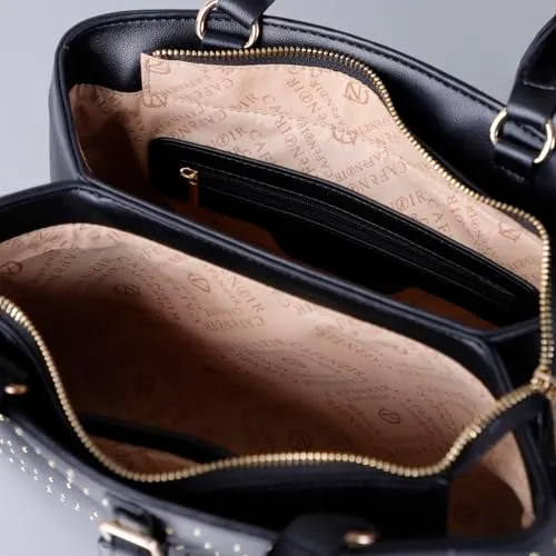 CafèNoir Borsa a Mano Nera Microborchie Tracolla