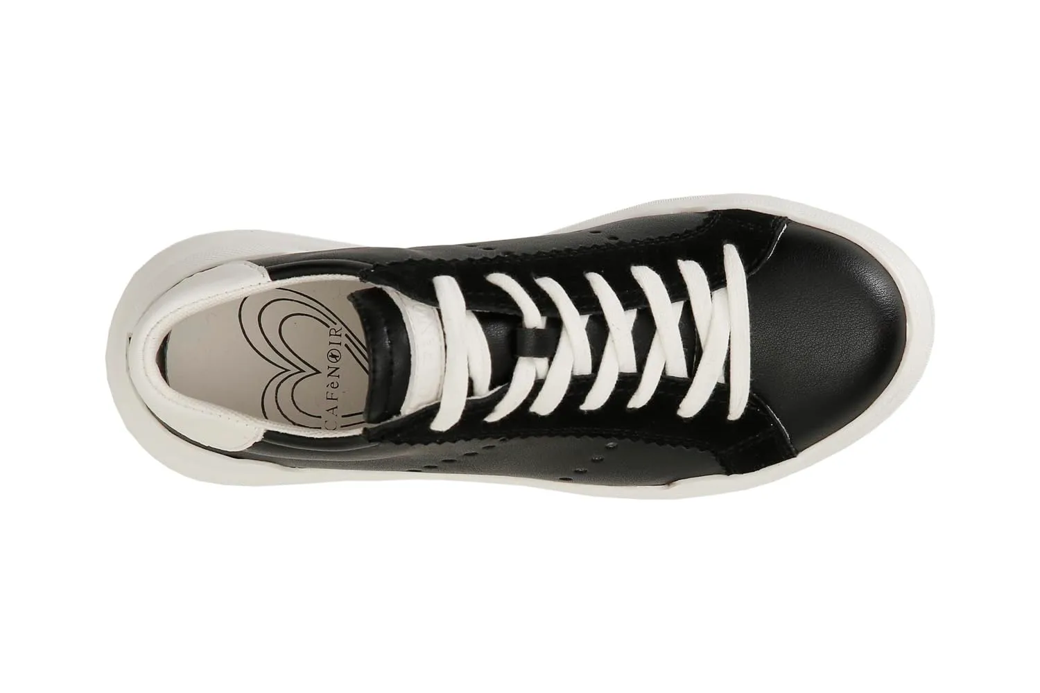 CafèNoir Sneakers Allacciata Donna Nera 39 Glitter