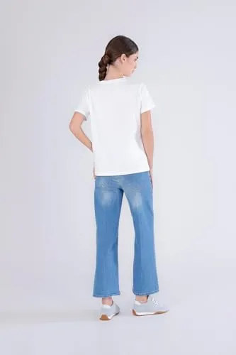 CafèNoir T-Shirt Multifrutti Maglia Cotone Off White M