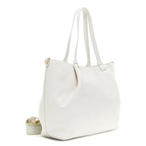 CafèNoir Shopping Bag Donna Avorio Catena Lucchetto