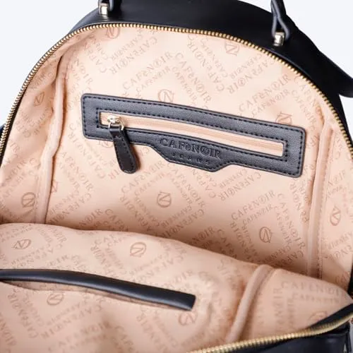 CafèNoir Zaino Trapuntatura Onde Nero Onesize Urban