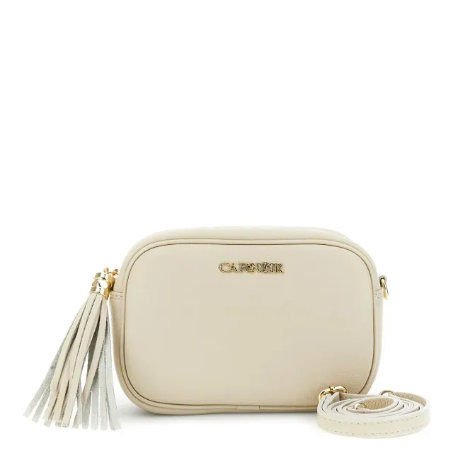 CafèNoir Camera Bag donna pelle martellata nappina