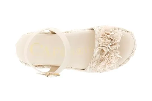 CafèNoir Gilda Sandali Zeppa Rafia Beige 38