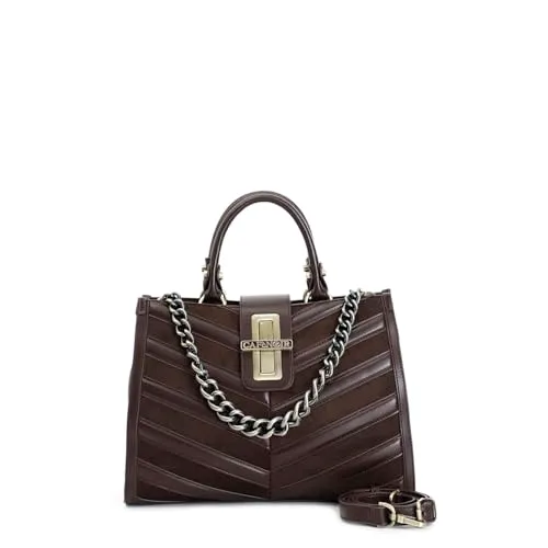 CafèNoir Tote Donna T.Moro Unica Strisce Imbottite Catena