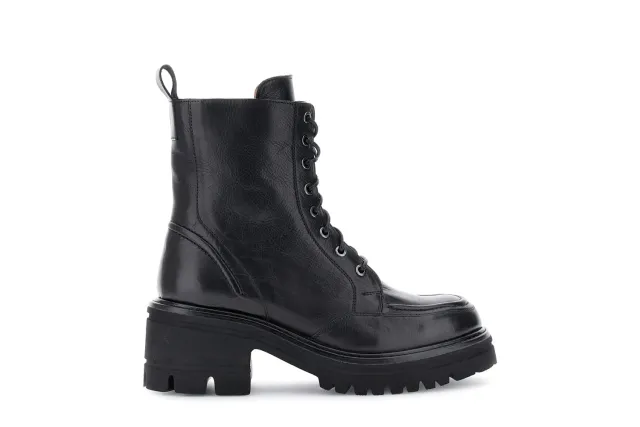 CafèNoir Tronchetti Pelle Allacciati Donna carrarmato tacco 5,5 cm
