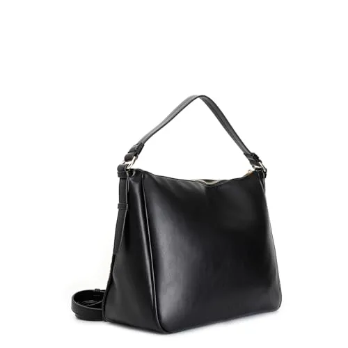CafèNoir Shopping Rete Intrecciata Logo Nera con Zip