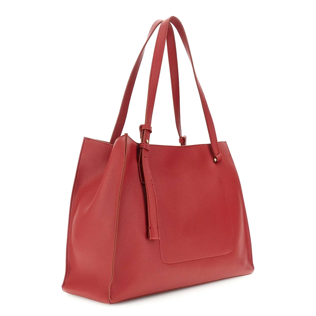 CafèNoir Borsa Morbida Mano Rossa Lettering Metallo