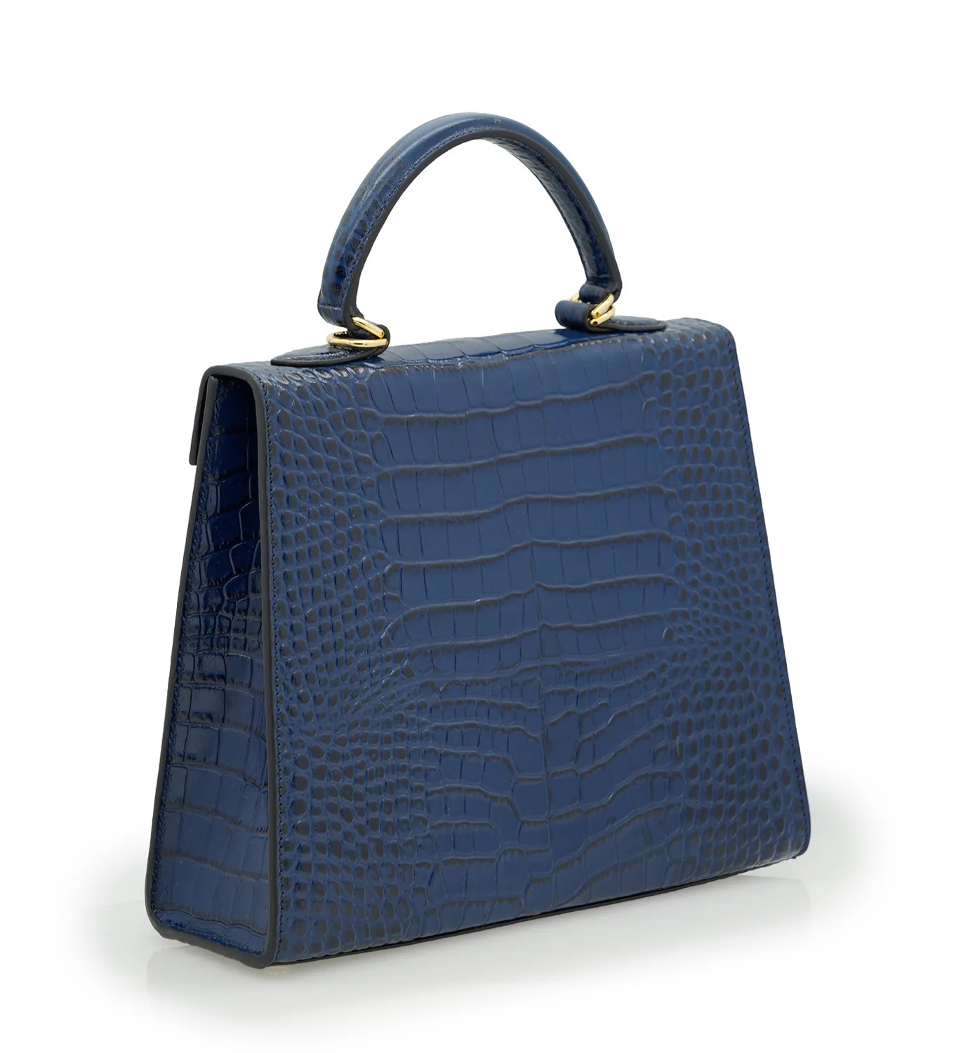 Cardinal Milano Lady Cardinal Blue Night borsa pelle stampa cocco blu