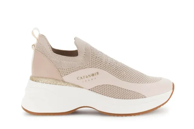 CafèNoir Running Slip-on Strass Sneakers Donna Cipria 36 EU