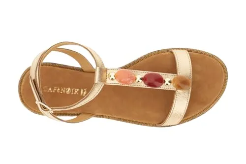 CafèNoir Sandali a T Pelle Pietre Donna 39 tacco 2,5 cm