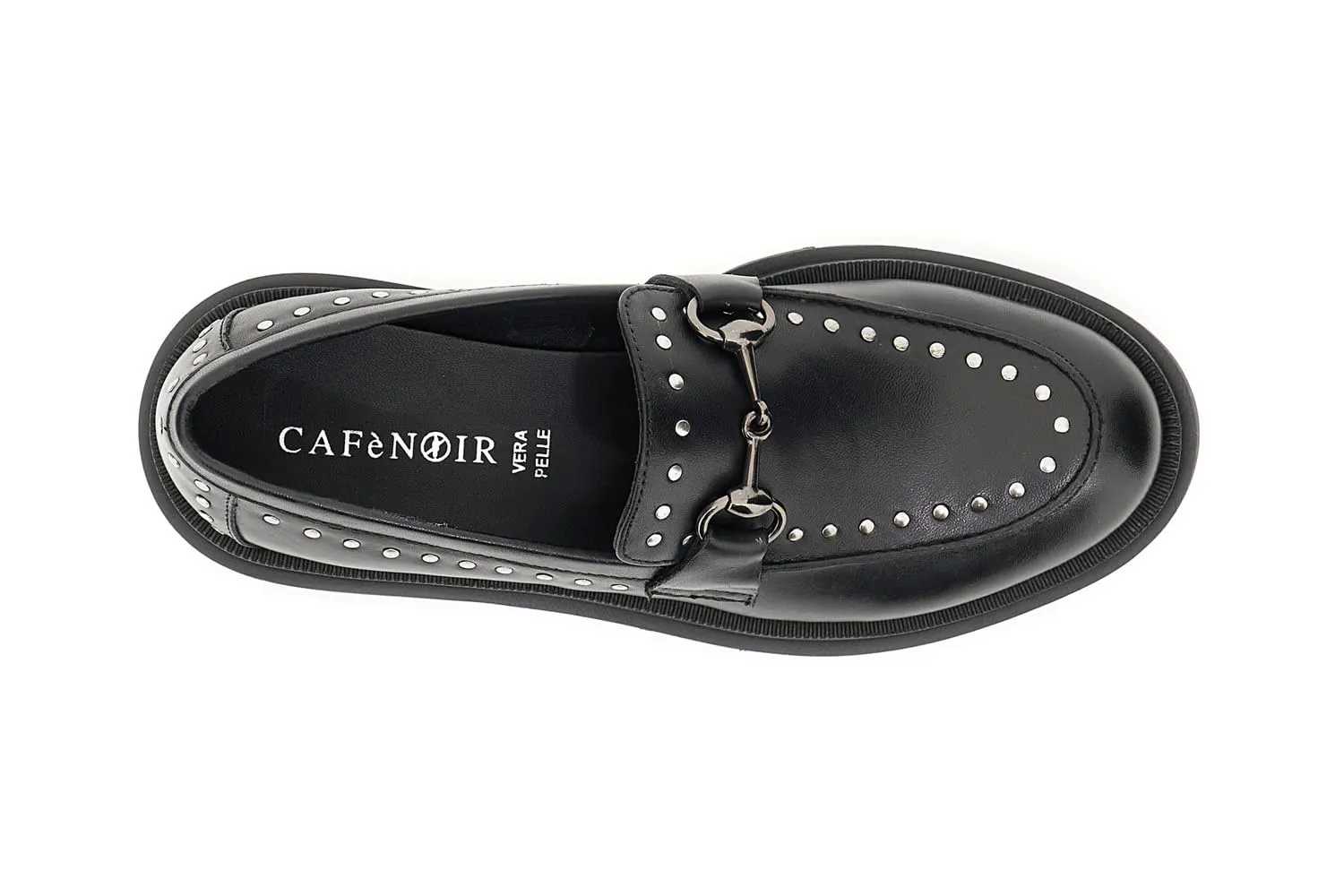 CafèNoir Mocassini Morsetto Borchie Neri 39 EU