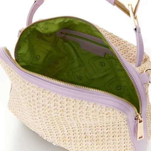 CafèNoir Bauletto Donna in Raffia con Pattina Taglia Unica