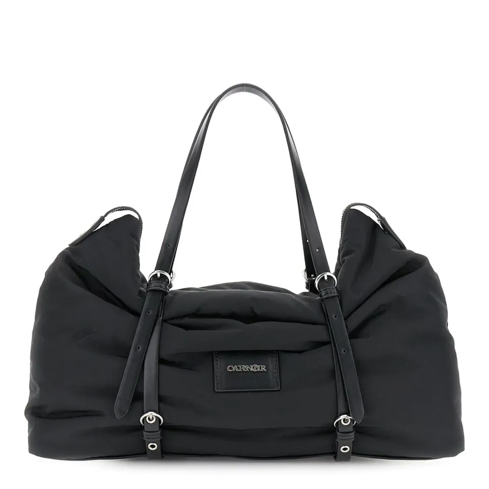 CafèNoir Shopping Nylon Imbottita Cinghie Fibbia Unica