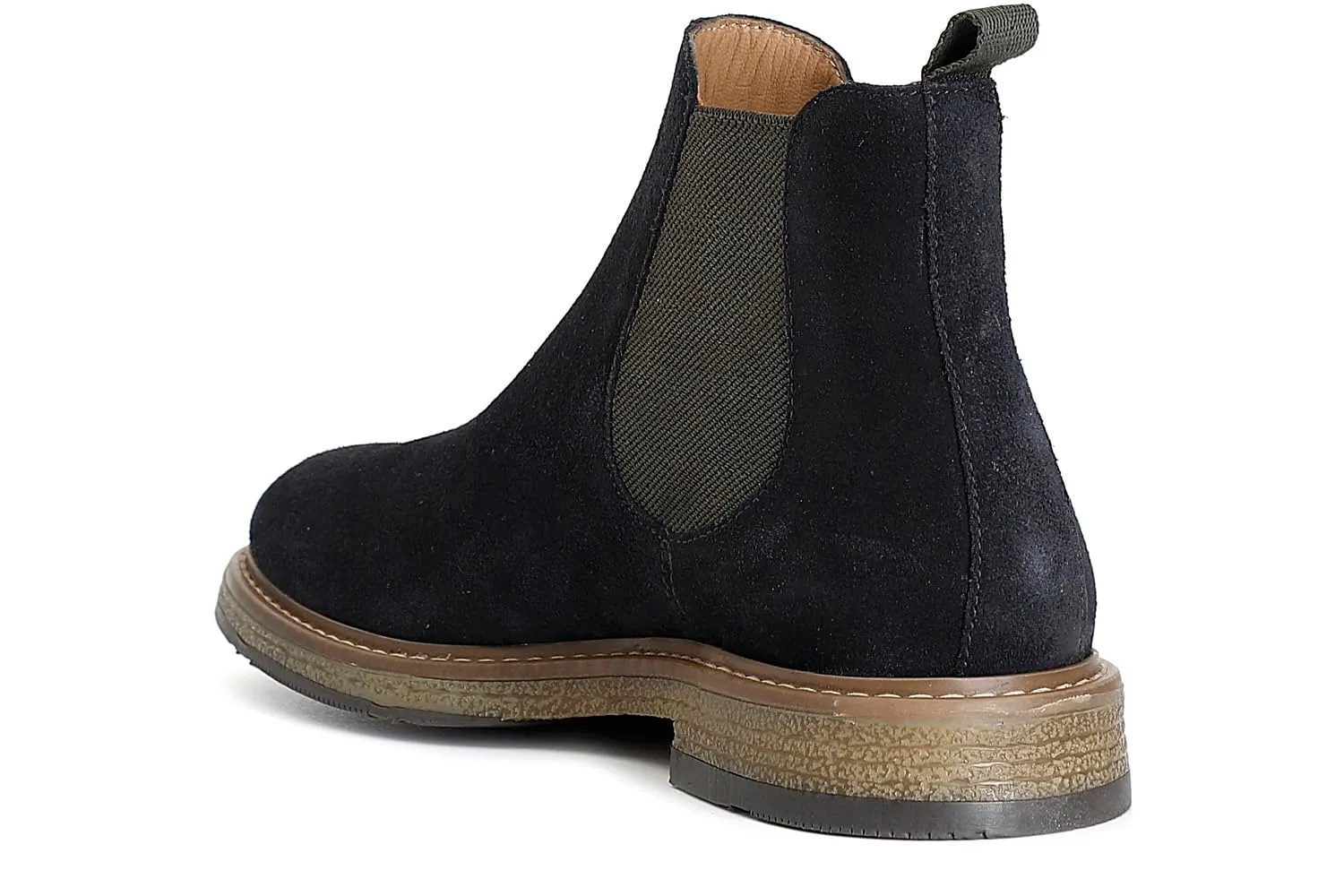 CafèNoir Beatles Uomo Camoscio Navy Elastici