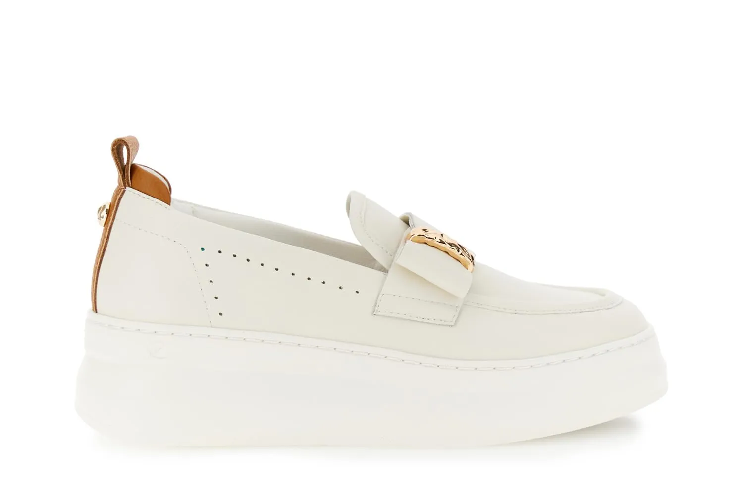 CafèNoir Mocassini in Pelle Rivestita Donna 36 EU Beige