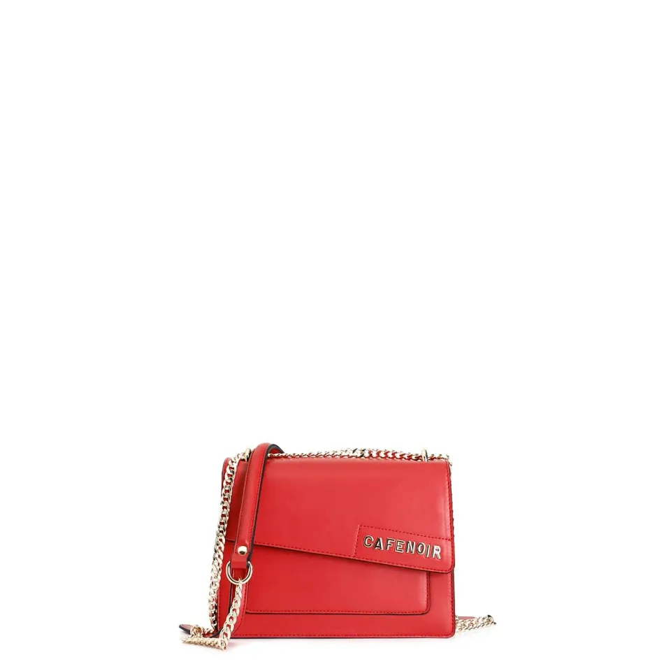 CafèNoir Asimmetrica Borsa a Tracolla Rossa Catena