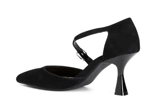 CafèNoir Décolleté Camoscio Incrocio Donna Tacco 7 cm