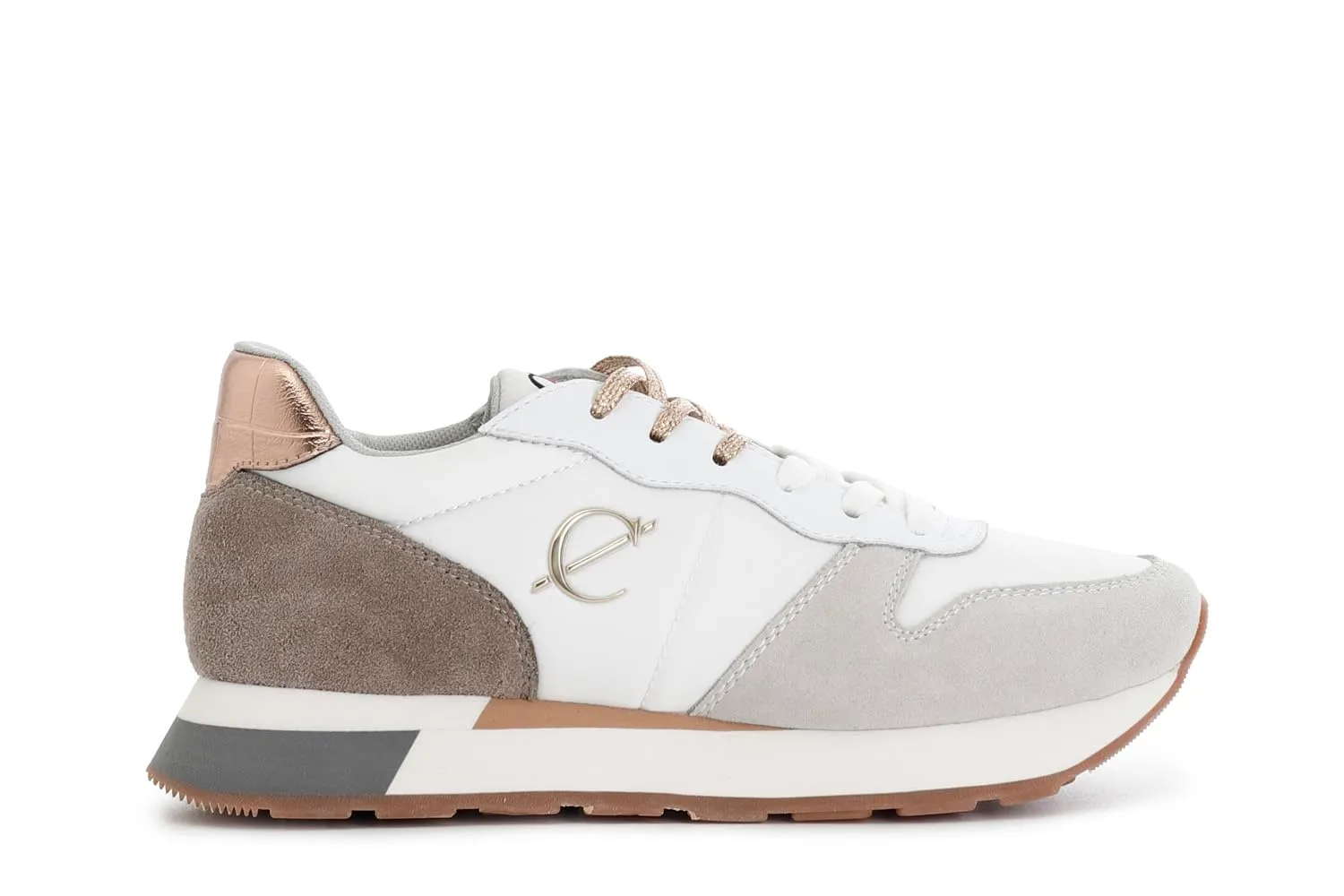 CafèNoir Sneakers Camoscio Tessuto Donna Multi Cipria