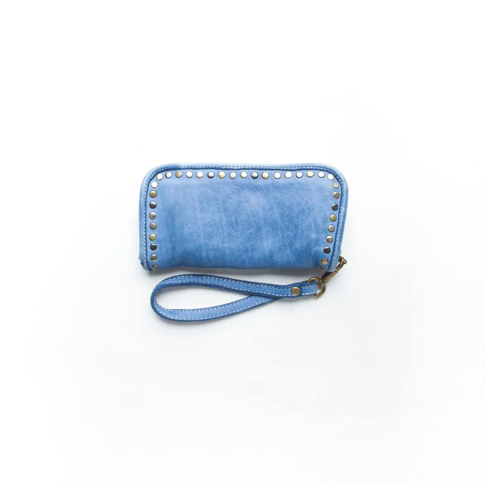 La Via Firenze Butter Collection V006B portafoglio donna cuoio borchie