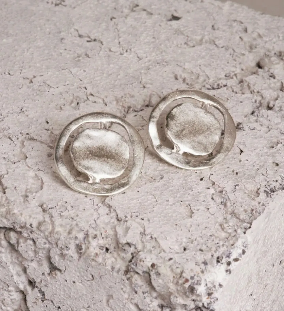 Figus Polo Silver Orecchini Argento Etruschi