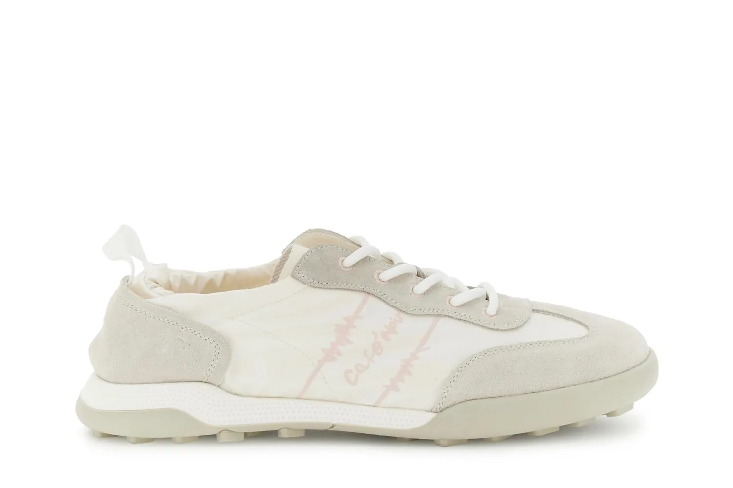 CafèNoir Nylon Sneakers Donna Cipria Scamosciata 36 EU