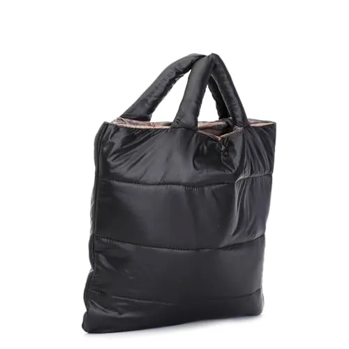 CafèNoir Shopping Nylon Reversibile Nera Be Noir