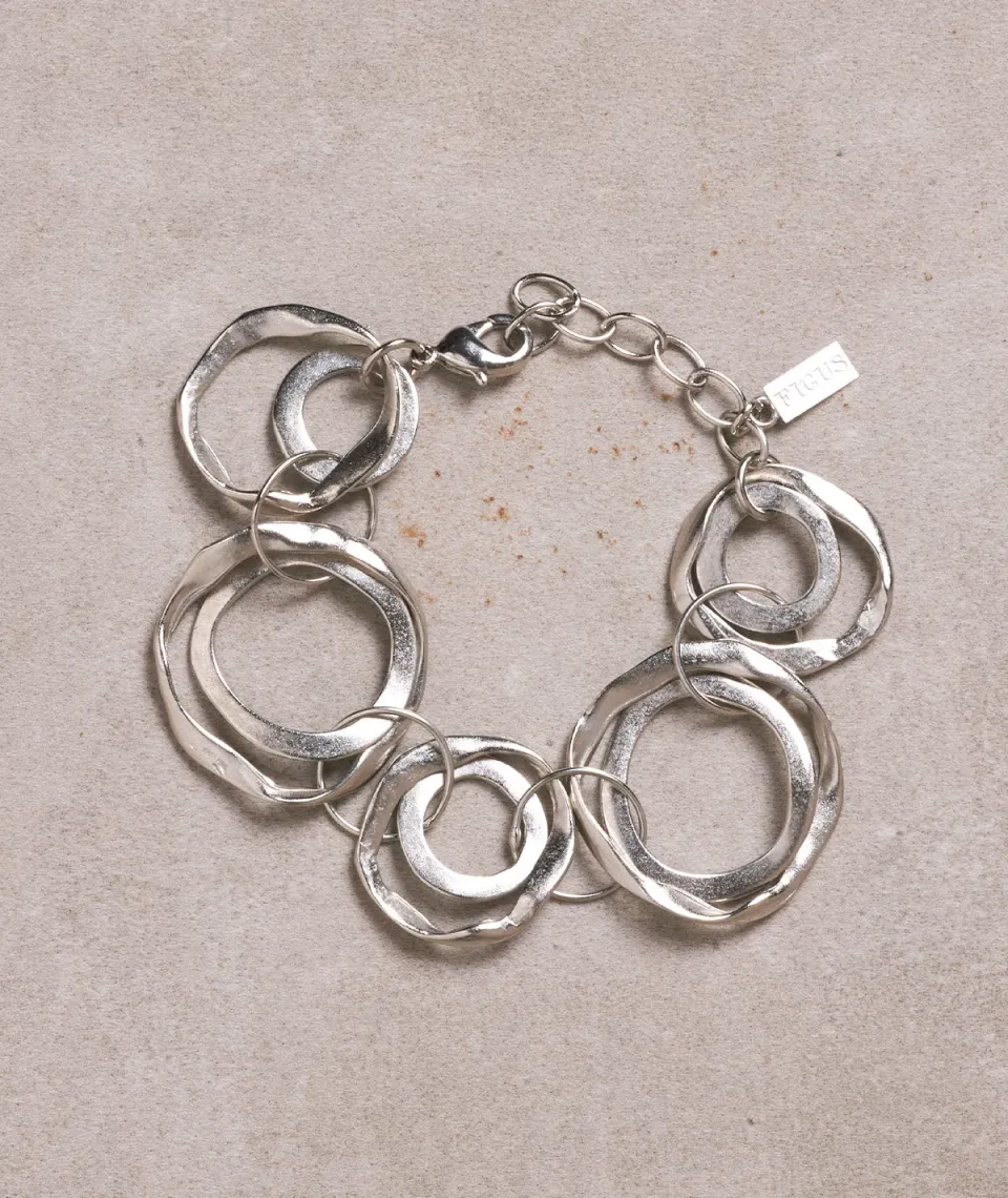 Figus Bea bracciale argento fatto a mano Milano