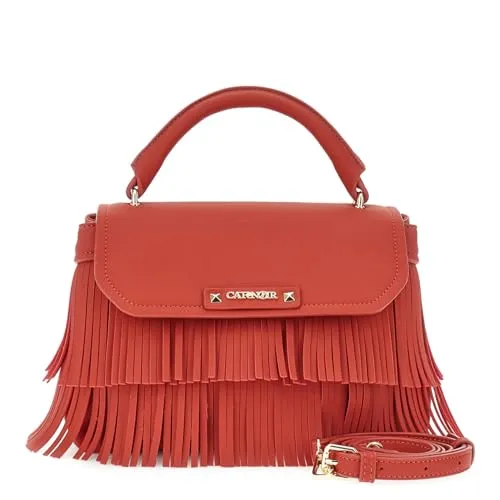 CafèNoir Borsa Mano Similpelle Frange Tracolla