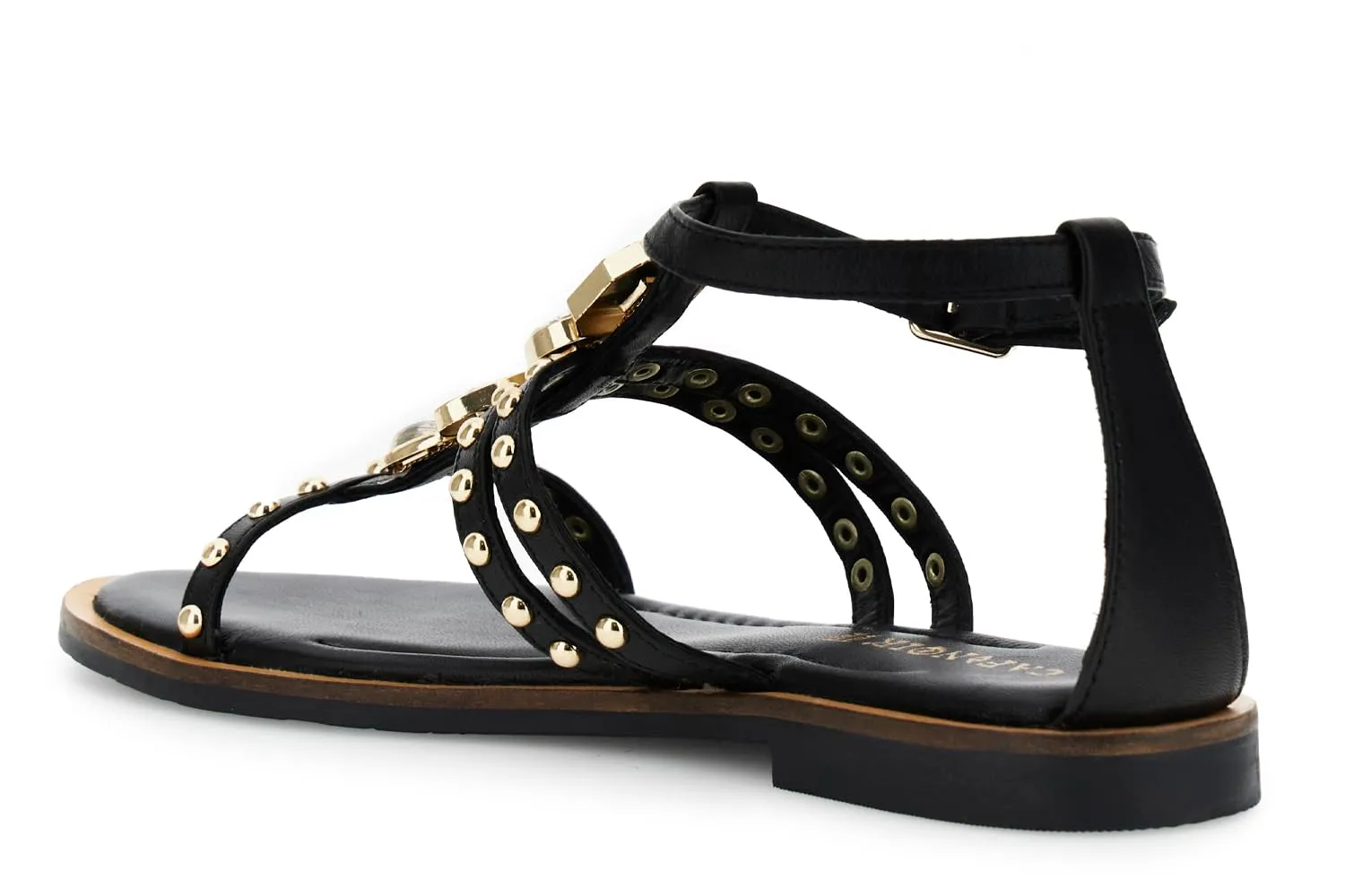CafèNoir Sandali a T Donna Nappa Neri Accessorio 39