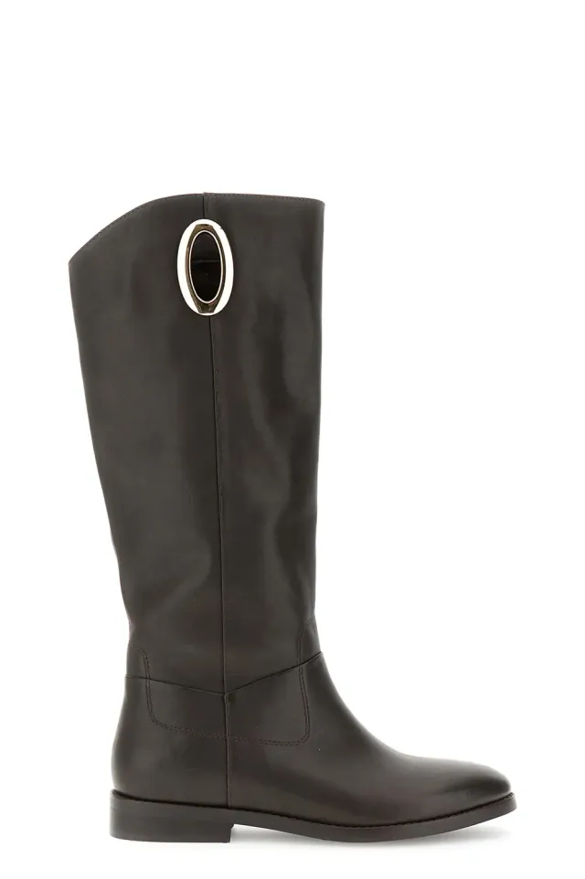 CafèNoir Stivali Pelle T.Moro Accessorio Oro 36 EU