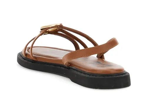 CafèNoir Sandalo Nappa Cuoio Accessorio Oro 36