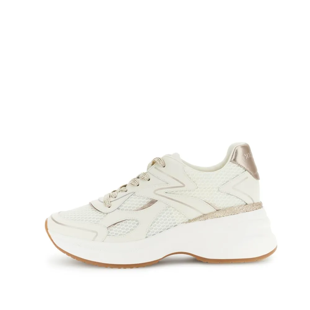 CafèNoir Running Sneakers Donna Off White Platform