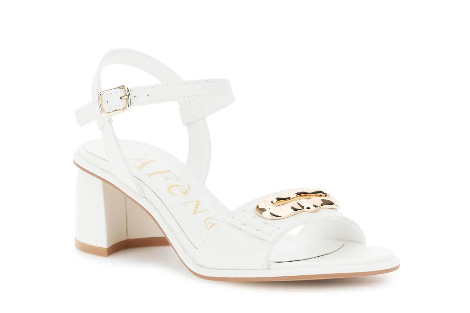 CafèNoir Sandali Gilda Off White Tacco 6cm 39 EU