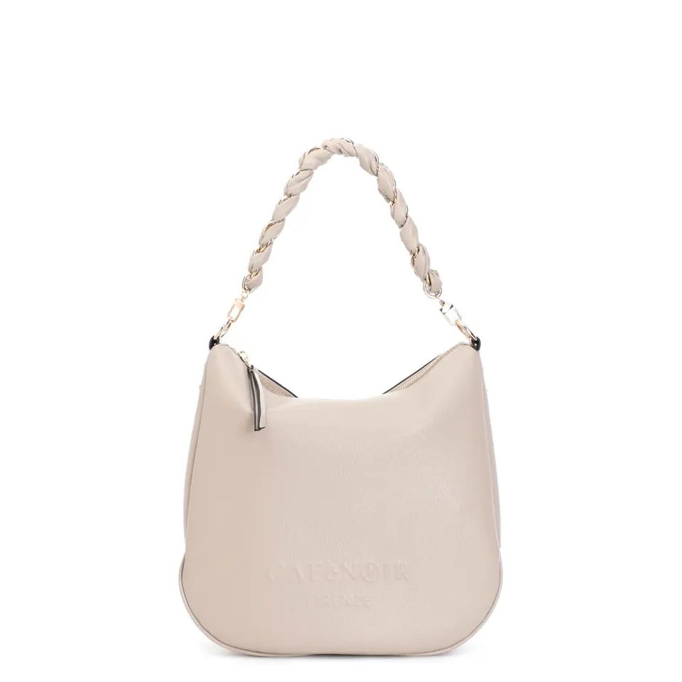 CafèNoir Sacca Donna Taupe Catena Intrecciata