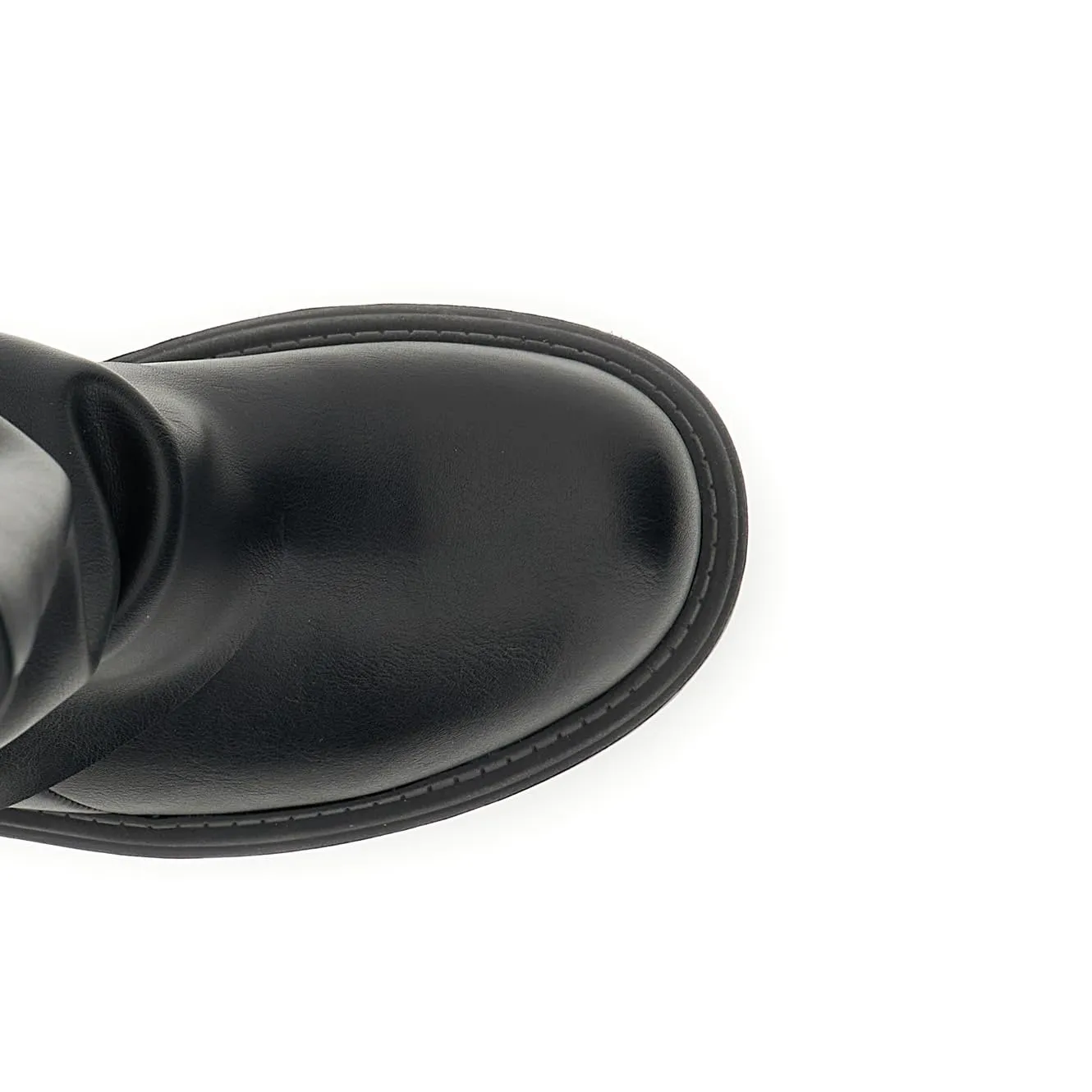 CafèNoir Stivaletti Gambale Nero Zip Interna