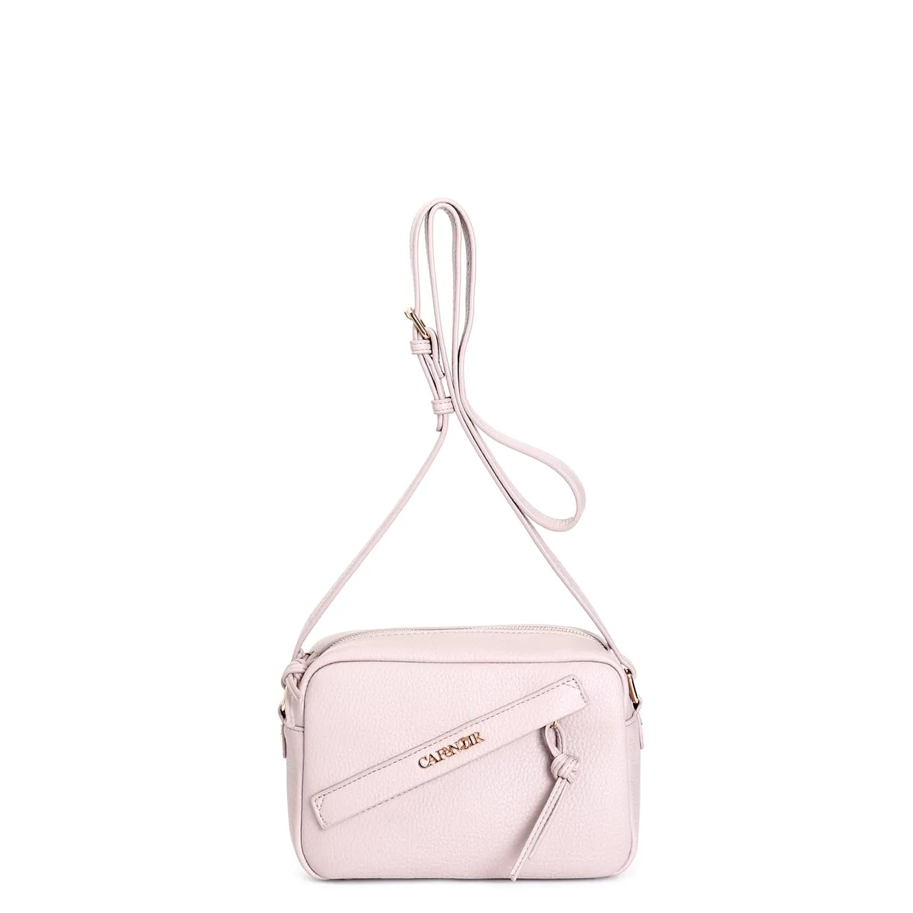 CafèNoir Tracolla Grana Grossa Borsa Nera Zip Frontale